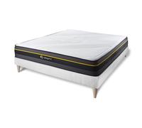 Ensemble matelas + sommier - ACTIVE - SFACTIENS160200SKB - Mousse HR - Ferme - 160 x 200 cm