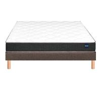 Ensemble Matelas Sommier - BULTEX - Vitality 2.1 - 160 x 190 cm - Mousse polyuréthane - Accueil moelleux