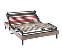 Ensemble matelas+sommier relaxation électrique COMFORT Samba - 140x200 cm - Matelas mousse G