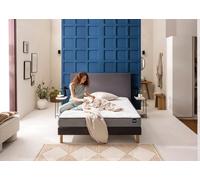 Ensemble matelas + sommier tisse gris fume 80 x 190 cm - Bultex ensemble universal