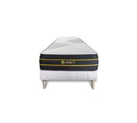 Ensemble 90x190 matelas ULTRA + sommier kit blanc