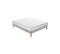 Ensemble Douces Nuits Mawi Mousse 25 kg/m3 + Sommier Base Ferme 120x190