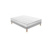 Ensemble Mawi Mousse 25 kg/m3 + Sommier Base Ferme 180x200 avec 2 sommiers