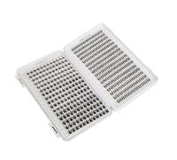 Ensemble mélangé en Grappes Individuels à Cache-cluster Moelleux avec 2 Conceptions et 3 Longueurs pour les Extensions de Cils Luxuriantes, Portable pour les Voyages et Rencontres