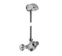 Ensemble mélangeur pour douche Chromé TEMPOTRES - TRES 112163
