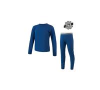 Ensemble mérinos enfant Sensor Merino Air T-shirt + sous-vêtement foncé. bleu 110