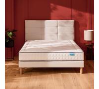 Ensemble Merinos Full Bed - 651 Ressorts ensachés + Sommier Confort Ferme 140x190