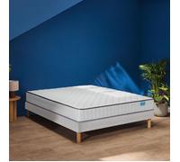 Ensemble matelas ressorts ensachés Well Bed, sommier Twist et pieds 160x200
