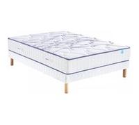 Ensemble Merinos matelas urban trip ressorts sommier pieds 140x190 G