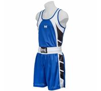 Ensemble short debardeur boxe anglaise adulte bleu New Taille - S S