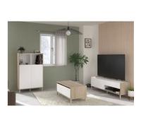 Ensemble meuble de salon Meuble TV table basse relevable bahut haut MORPHOS Décor G