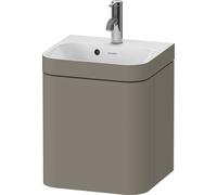 Ensemble Meuble Salle De Bain Duravit Happy D.2 Plus Lave-mains c-bonded 1 trou, charnières droite 400mm Gris Pierre Satiné HP4634O92920000