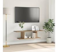 Meuble TV mural Blanc 103x30x26,5 cm