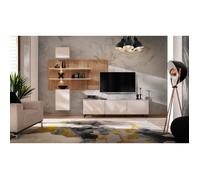 Ensemble meuble TV ""Gusto PW A"" - Beige - L 280 x H 200 x P 45 cm