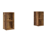 Ensemble meuble TV modulable - vidaXL - Bois vieilli - 72x35x36.5 cm - Étagères cubiques modulaires