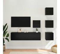 vidaXL Ensemble de meuble TV 6 pcs, Chêne sonoma, Aggloméré