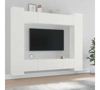 Ensemble meuble TV Montage mural avec porte Bois d'ingénierie Meuble vidaXL vida
