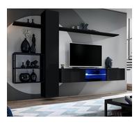 Ensemble Meuble TV "Switch V" 270cm Noir