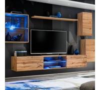 Ensemble Meuble TV "Switch XXIII" 250cm Naturel