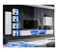 Ensemble Meuble TV "Switch XXVI" 320cm Blanc