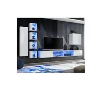 Ensemble Meuble TV "Switch XXVI" 320cm Blanc