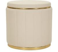Pouf Coffre Design "London" 46cm Beige