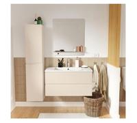 Ensemble meuble vasque SORRENTO 80cm avec robinet, miroir et colonne