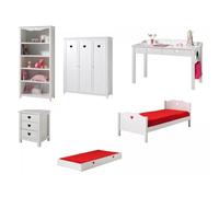Ensemble meubles amori lit gigogne avec grande armoire