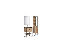 Ensemble meubles de salle de bain complet - Bois - 60 cm - James
