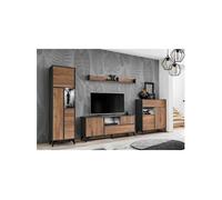 Extreme Furniture Venice TV Set | 3 armoires de Salon avec 1 étagère Murale | LED | Design Moderne | Rangement Pratique