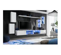 Ensemble meubles de salon SWITCH XXV design, coloris blanc brillant. 40 Blanc
