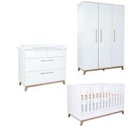 Ensemble meubles Lina blanc Marron