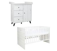 Arthur Berndt Ensemble de meubles pour bébé Lavea 2 pièces - Commode à langer - Lit