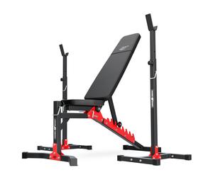 Ensemble MH19 | Banc de musculation MH-L115 + Support pour barres MH-S201 - Marbo Sport