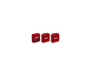 Ensemble micro sans fil RØDE Wireless GO III 3 unités clip compact écran couleur Rouge