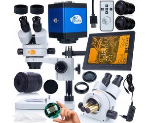 Ensemble microscope Rosfix Mercury Pro MSMP-T-PS1 + caméra Draco Blue PRO KMDBP-