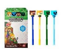Ensemble Minecraft de 4 stylos effaçables colorés