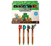 Ensemble Minecraft de 8 stylos effaçables colorés