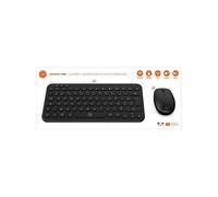 The Mobility Lab Ensemble mini clavier-souris sans fil CP420W AZERTY compact 2,4GHz + Bluetooth Noir