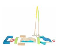 Small Foot Design - Set de minigolf Active en bois, 100% FSC®, 10 obstacles, dès 5 ans (réf. 11964)