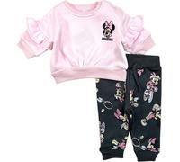 Disney Ensemble Bébé Minnie - Tenue confortable et élégante pour bébé fille, idéale pour le quotidien - Taille 12 Mois - Rose
