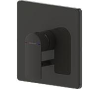 Ensemble mitigeur bain et douche Bravat Milano pré-assemblé 3564059, encastré, monocommande, noir mat