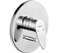 Ensemble mitigeur bain et douche Bravat Palma pré-assemblé 3516052, encastré, mitigeur monocommande, chromé