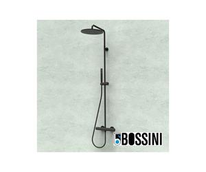 Ensemble mitigeur colonne de douche 280mm noir mat BLACK & WHITE - BOSSINI L10092073