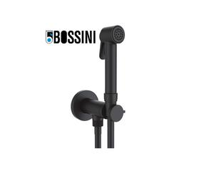 Ensemble mitigeur WC rétro avec flexible et douchette à impulsion Noir Mat PALOMA-BRASS - BOSSINI E37007073