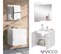 Ensemble mobilier 2 de salle de bains Izan blanc Vicco