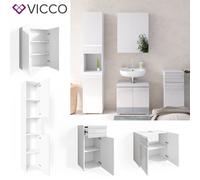 Ensemble mobilier de salle de bains VICCO FREDDY, armoire de toilette, meuble so