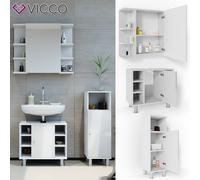 Ensemble mobilier de salle de bains VICCO FYNN - Armoire de toilette, meuble sou