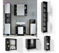 Ensemble mobilier de salle de bains VICCO FYNN - Armoire de toilette, meuble sou