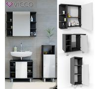 Ensemble mobilier de salle de bains VICCO FYNN - Armoire de toilette, meuble sou